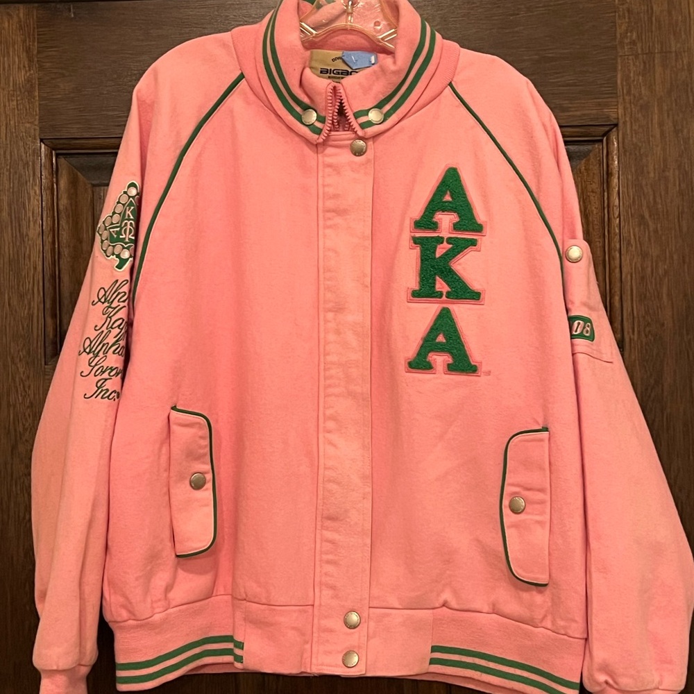 Pink Varsity Jacket - Picture 2 of 15